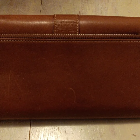 Coach Tan Leather Wallet - Picture 10 of 11